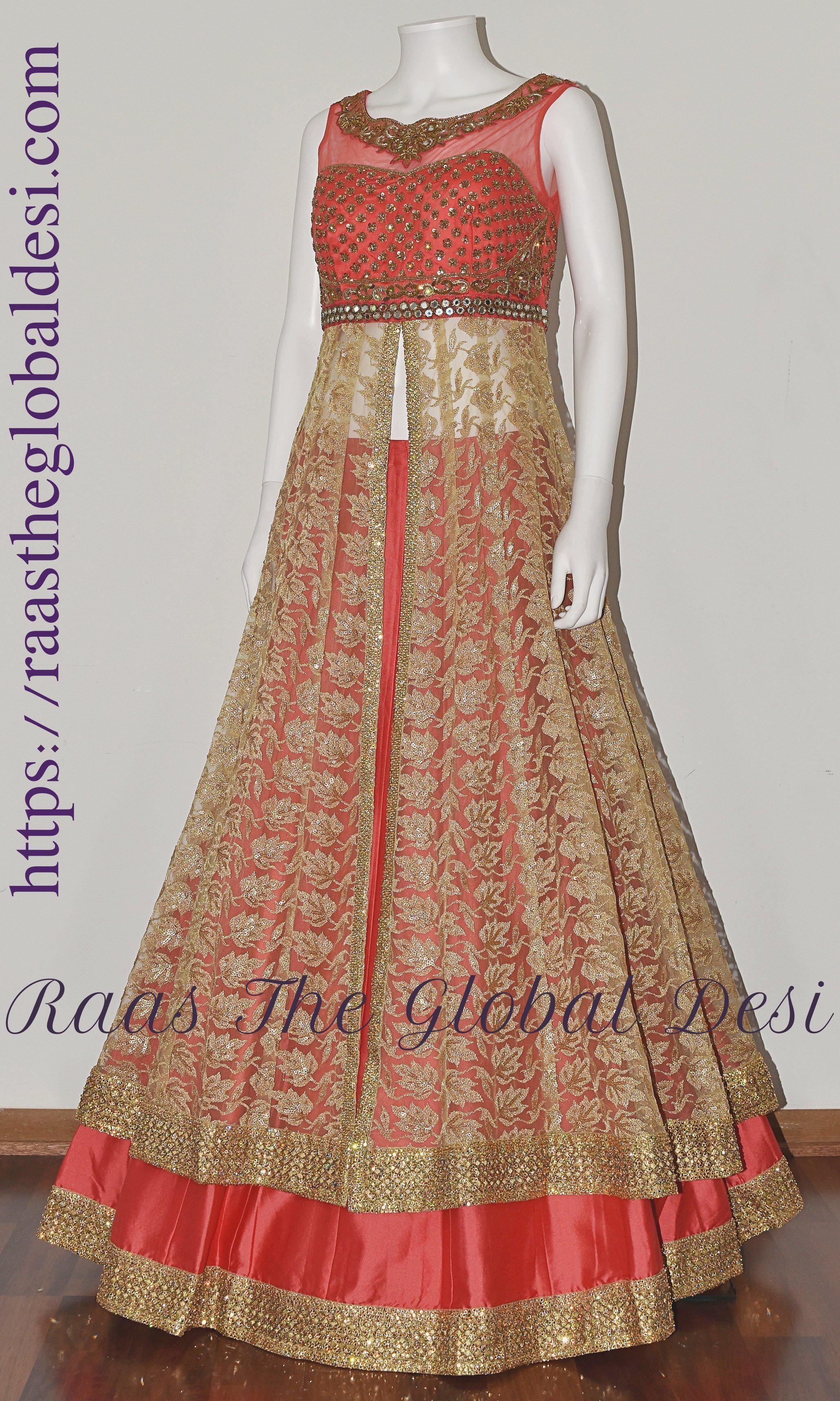 Pink and gold brocade gown by trueBrowns | The Secret Label
